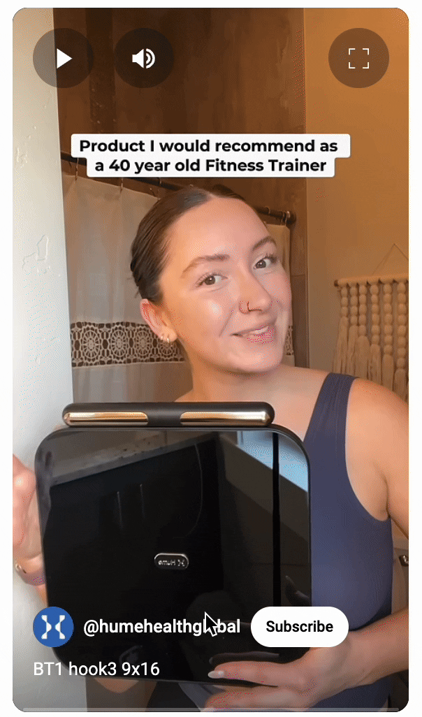 unnamed Hume health in VidTao YouTube ad spy tool