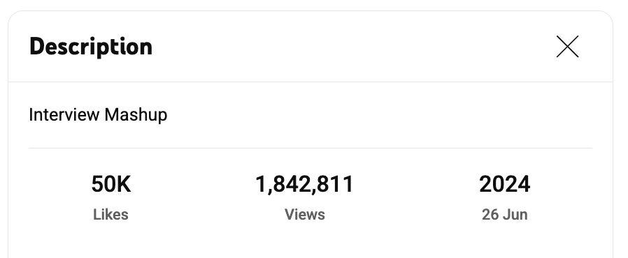 pheromones ad view count inside YouTube ads spy tool