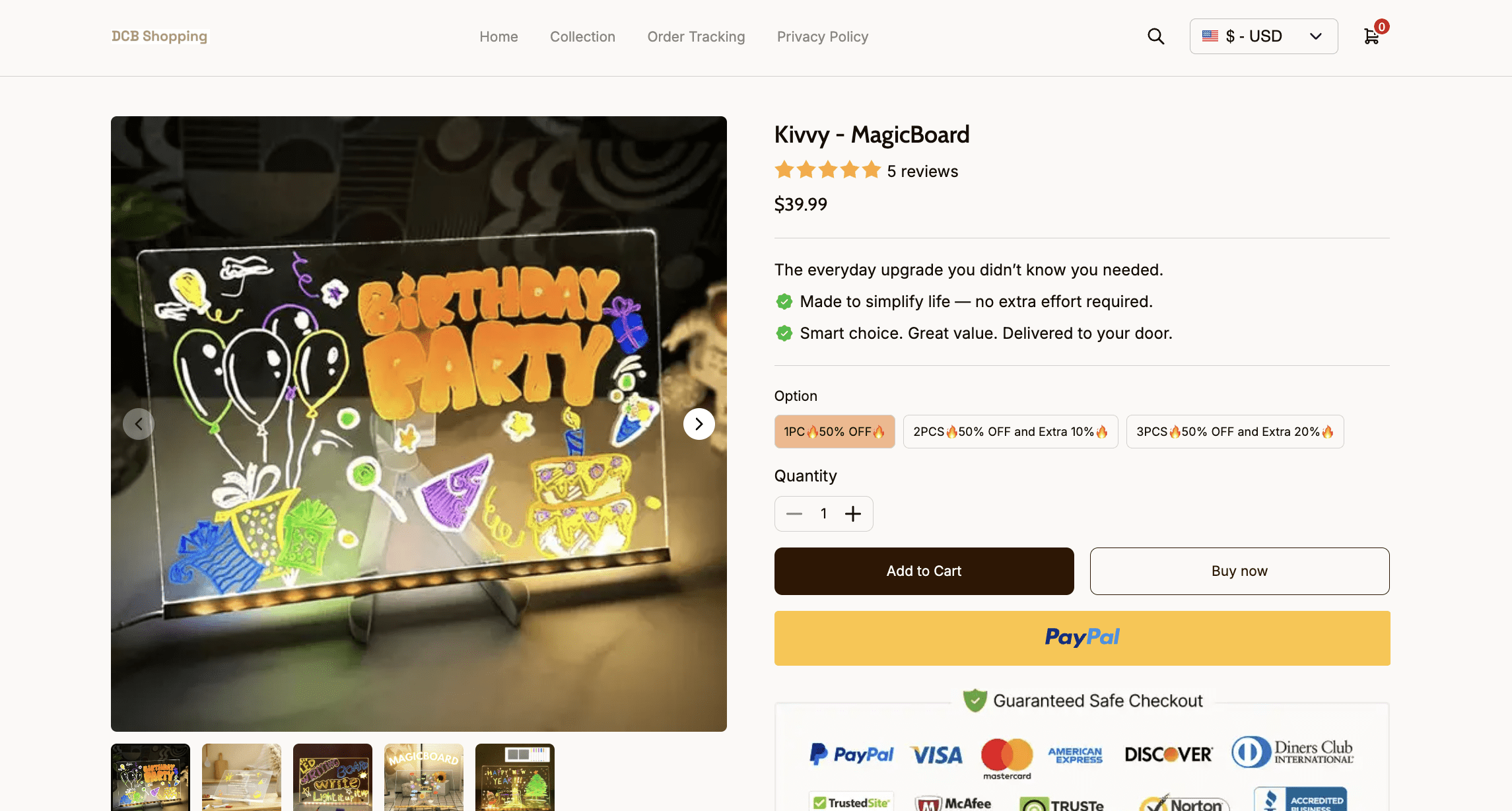 magic board lander inside VidTao ad intelligence software