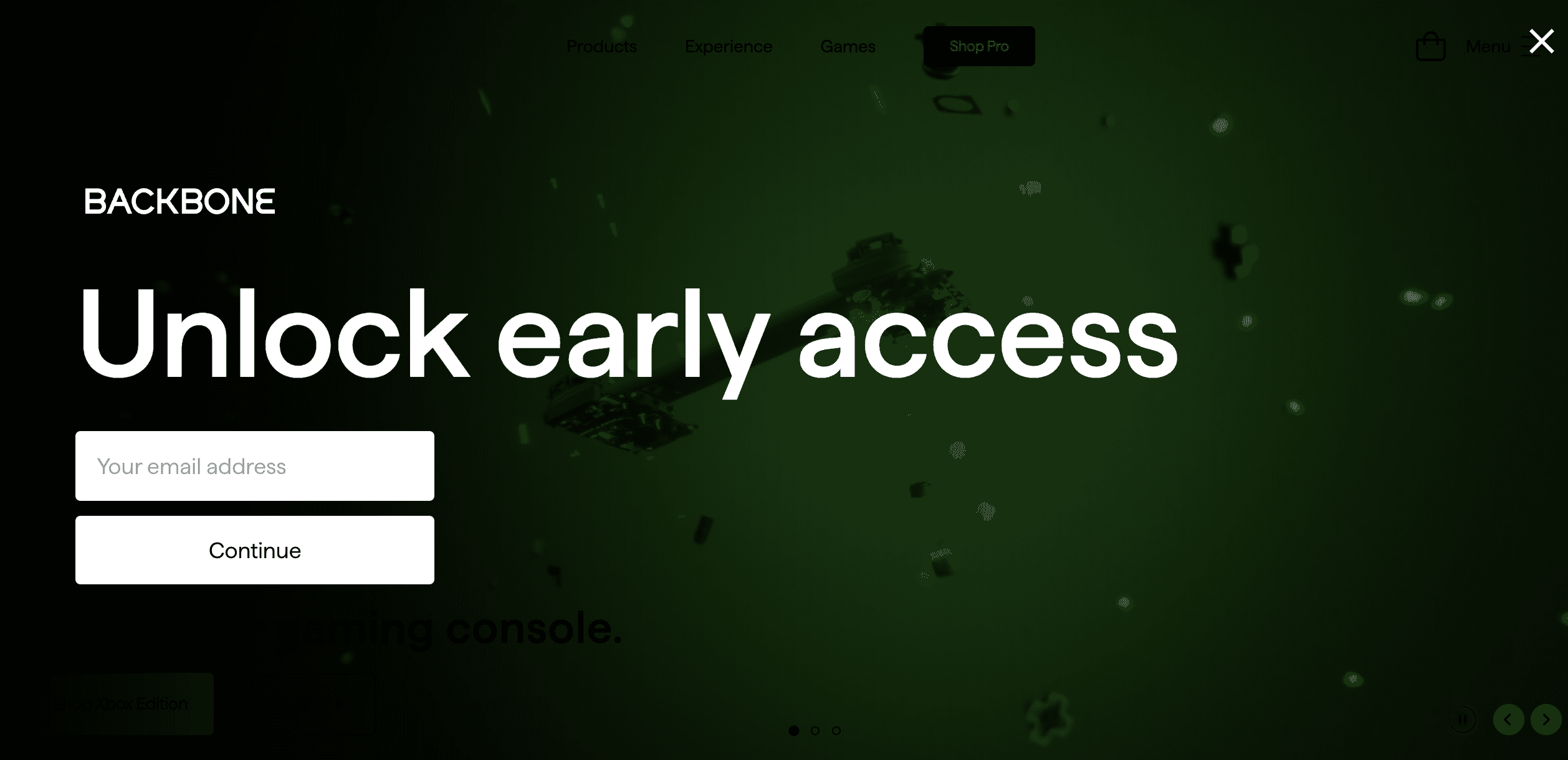 phone console lander inside VidTao YouTube ads spy tool