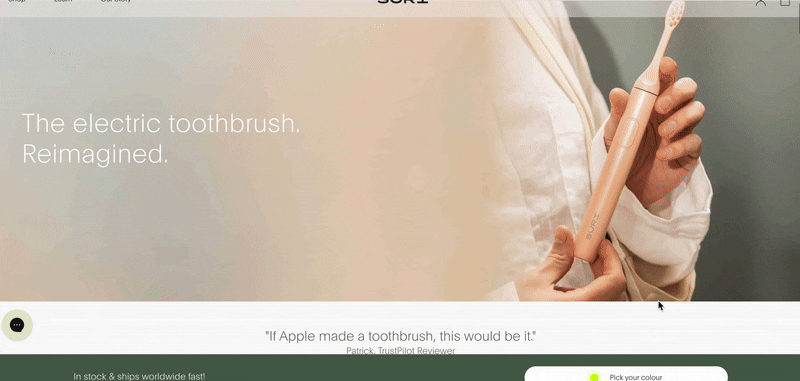 SURI lander inside the best Youtube ad spy tool