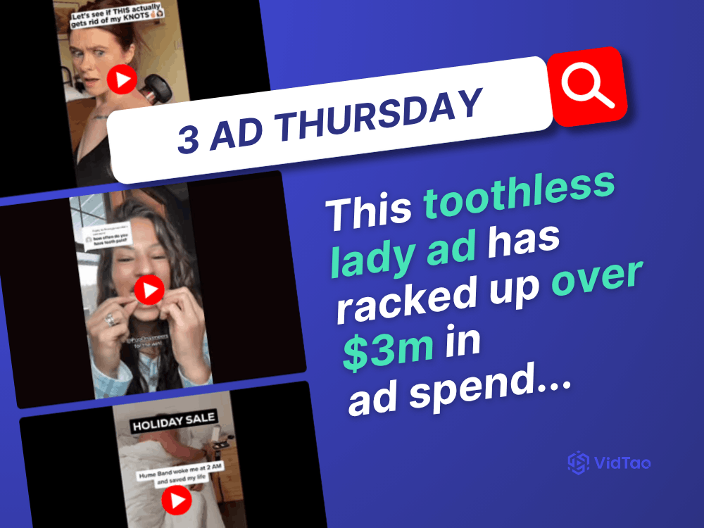 3 ad thursday VidTao YouTube ad spy cvoer image